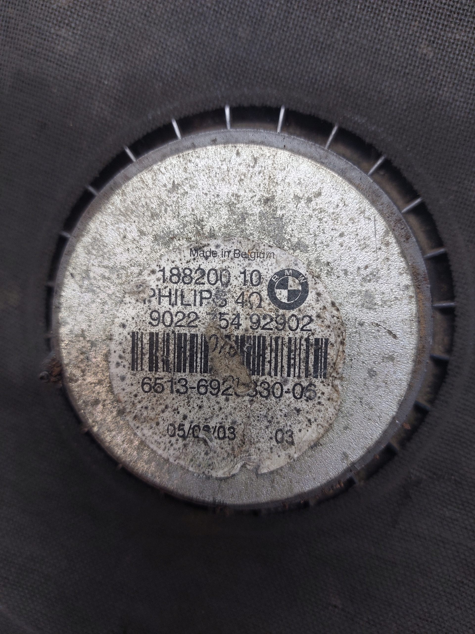 speaker NISKOTONOWY right BMW E90