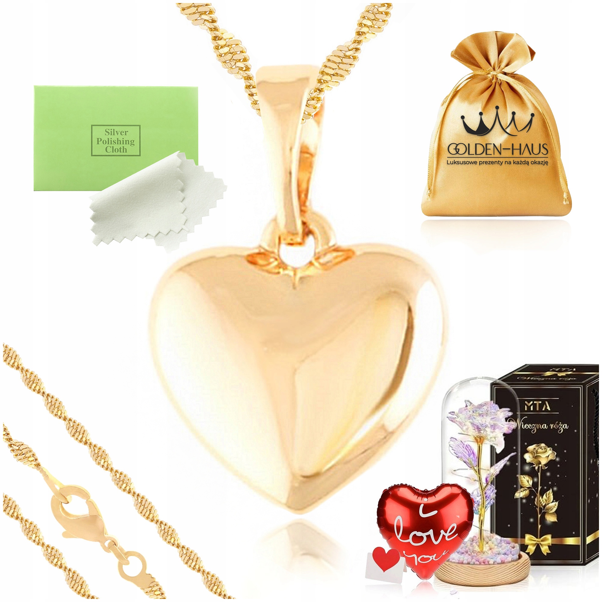 Dárek Pro Přítelkyni Manželky, Maminky, Babičky, Náhrdelník Led Věčná Růže