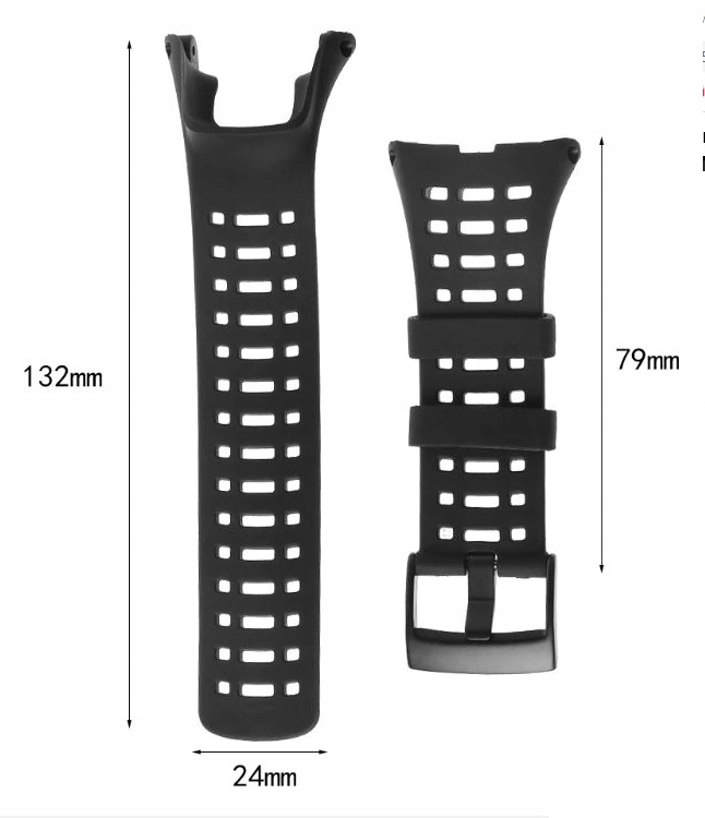 SUUNTO AMBIT 1 2 2R 2S 3 PEAK RUN SPORT pasek Materiał paska guma