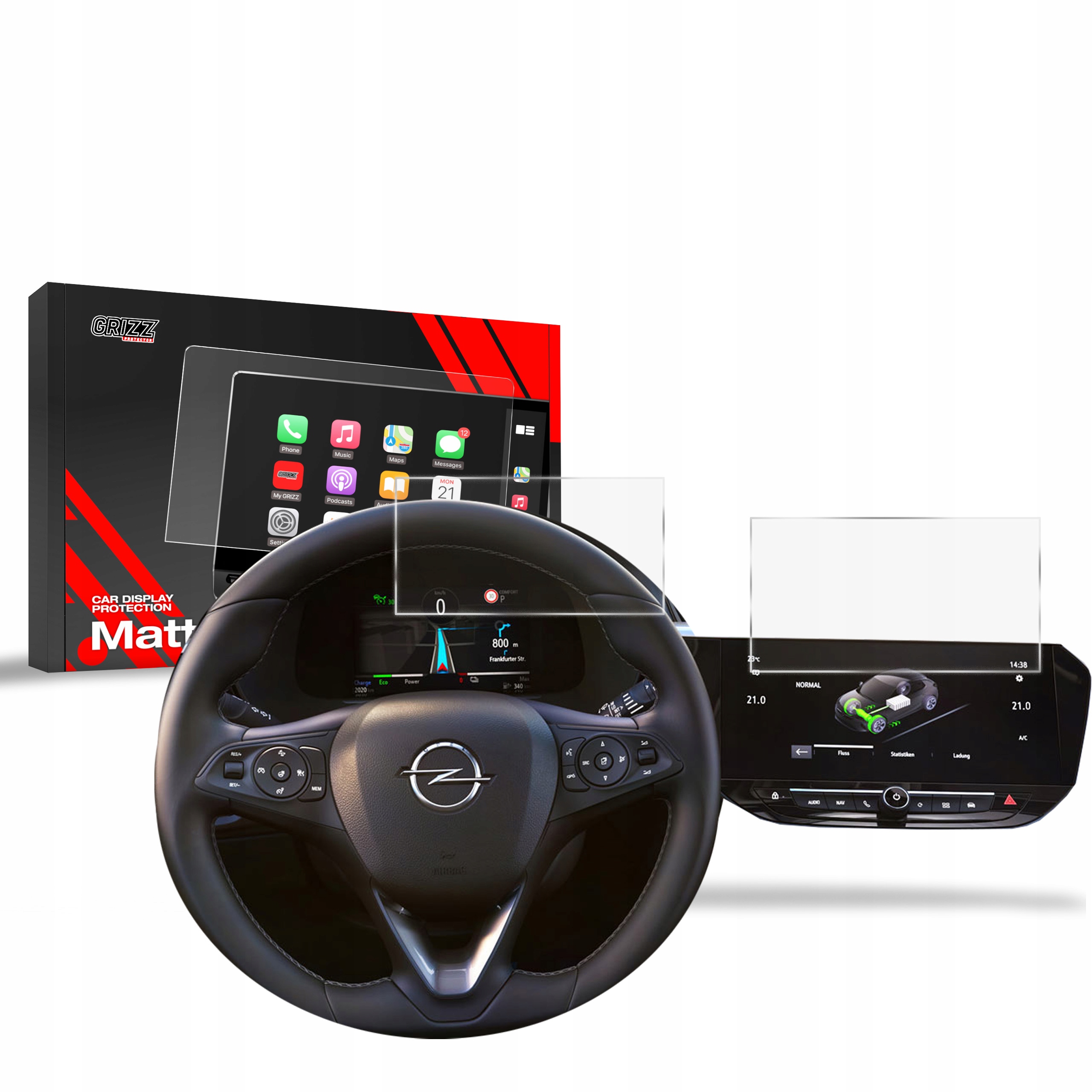 2w1 Folia Antyodciskowa do Opel Corsa F 10" (2020-2025)