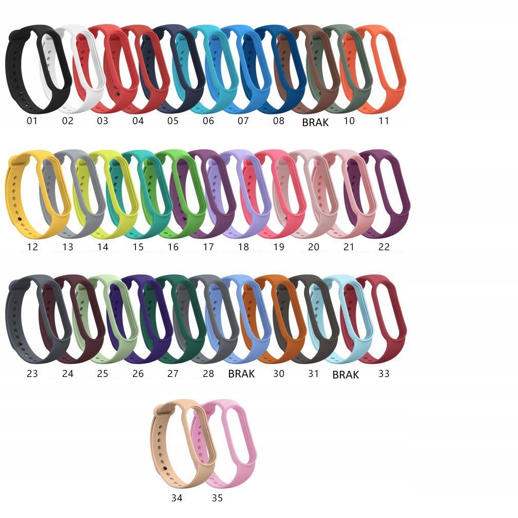 

Opaska Pasek Do Xiaomi MI Band 5/6 Orginalne Kolor
