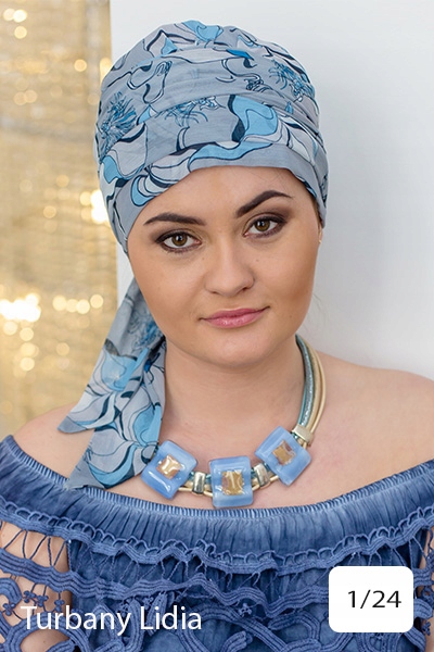 CHUSTA AMELIA SZYFON MOUSSELINE Turbany LIDIA Płeć kobieta