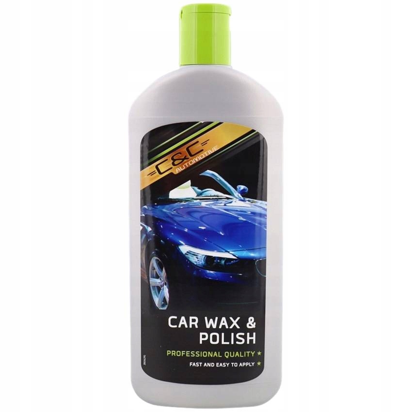 Samochodowy Wosk do auta C&C Car Wax & Polish szybka łatwa aplikacja 500ml