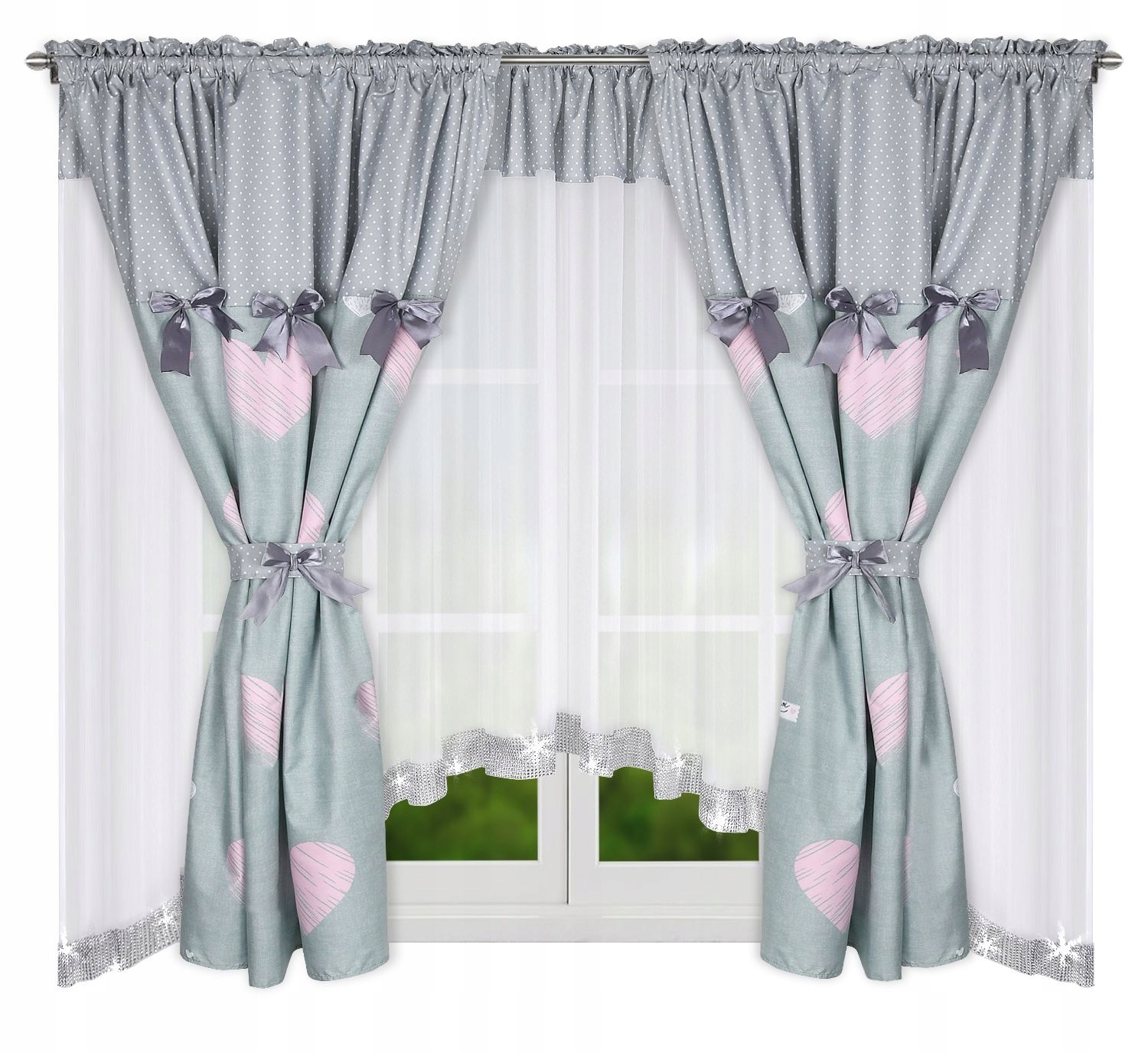 Zestaw firan Islandia 400x160 Firana+ Zasłony