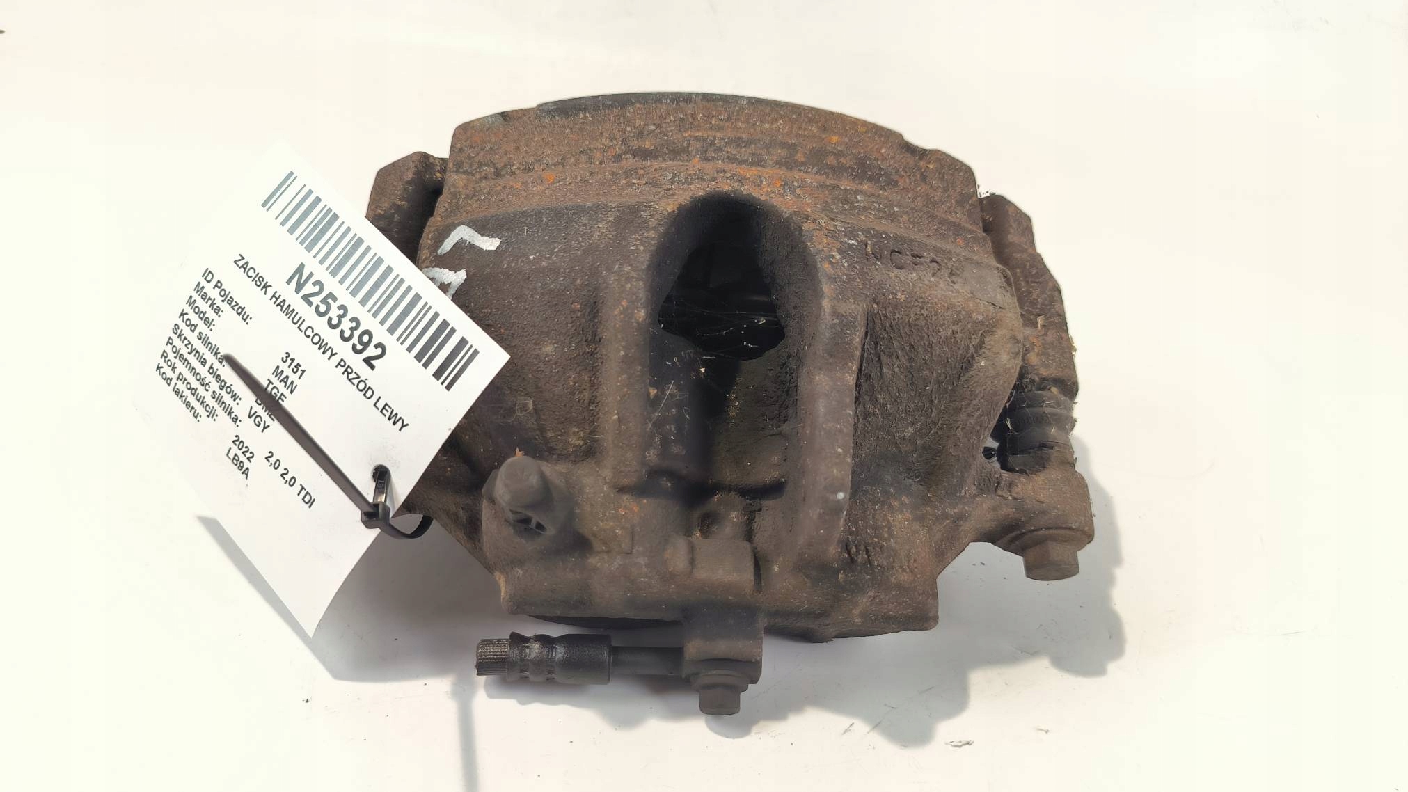 caliper brake front left MAN TGE
