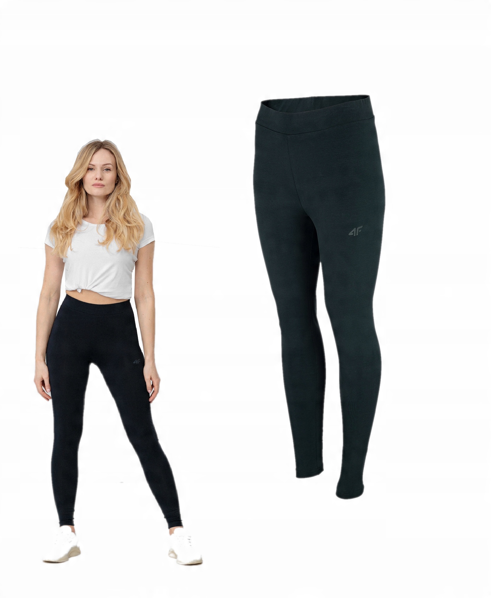 

4F Damskie Legginsy Treningowe Granat LEG350 S