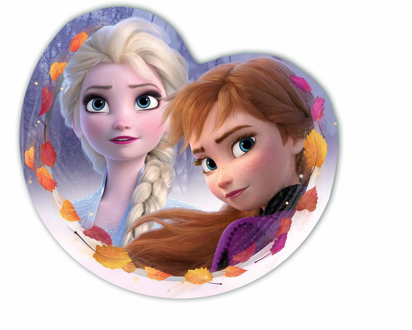 

poduszka kształtka welurowa Frozen Kraina Lodu II