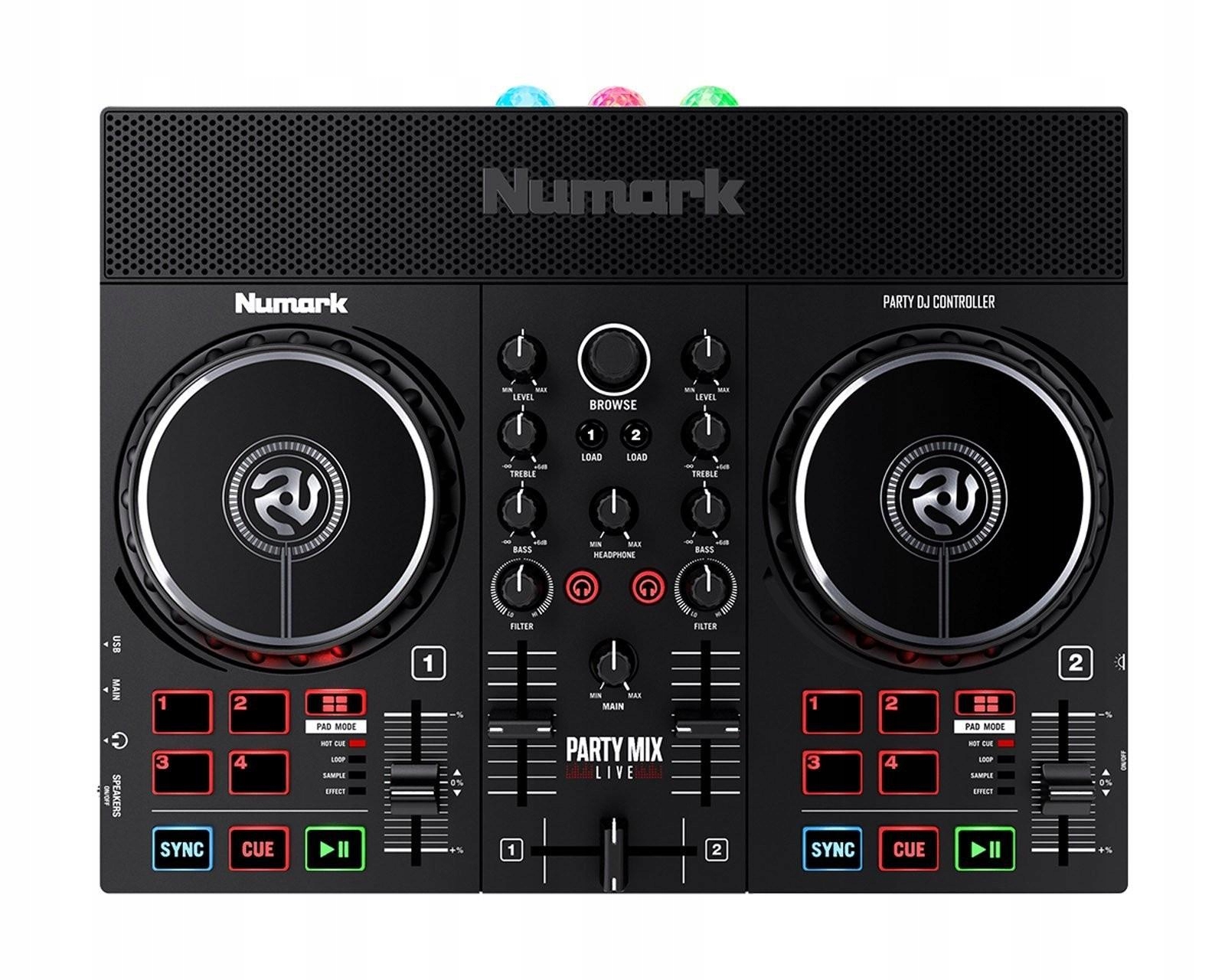 NUMARK PARTY MIX LIVE KONSOLA DJ MIKSER EAN (GTIN) 676762192514