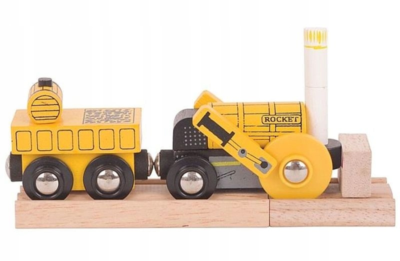 

Pociąg drewniany Lokomotywa rakieta Bigjigs Rail