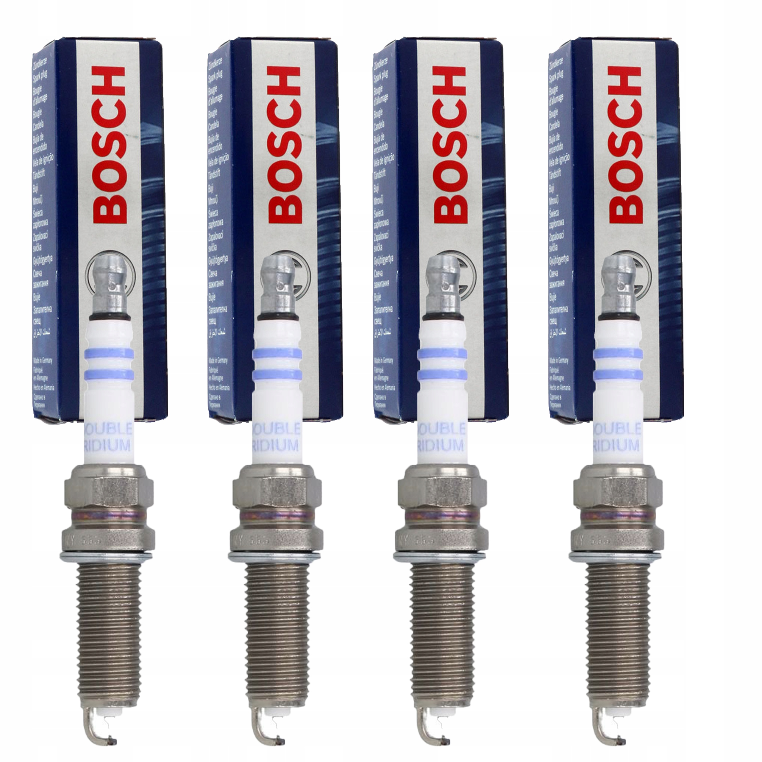 4x BOSCH СВІЧКИ ОБПЛЕТЕННЯ ІРИДІЙ ВР 8 SII 33 X