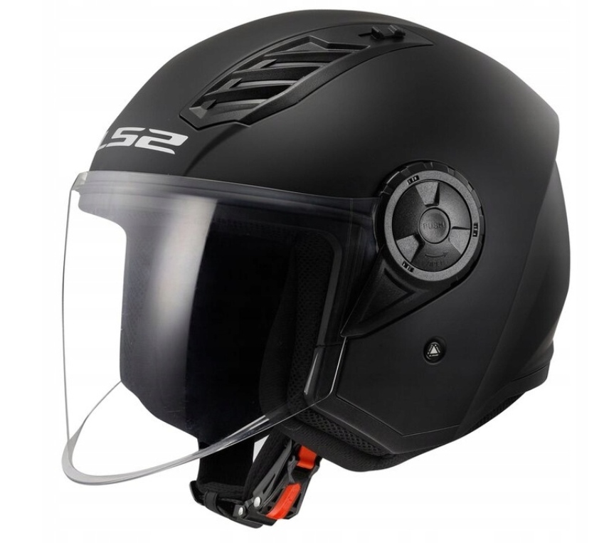 Kask otwarty jet LS2 OF616 Airflow II czarny mat