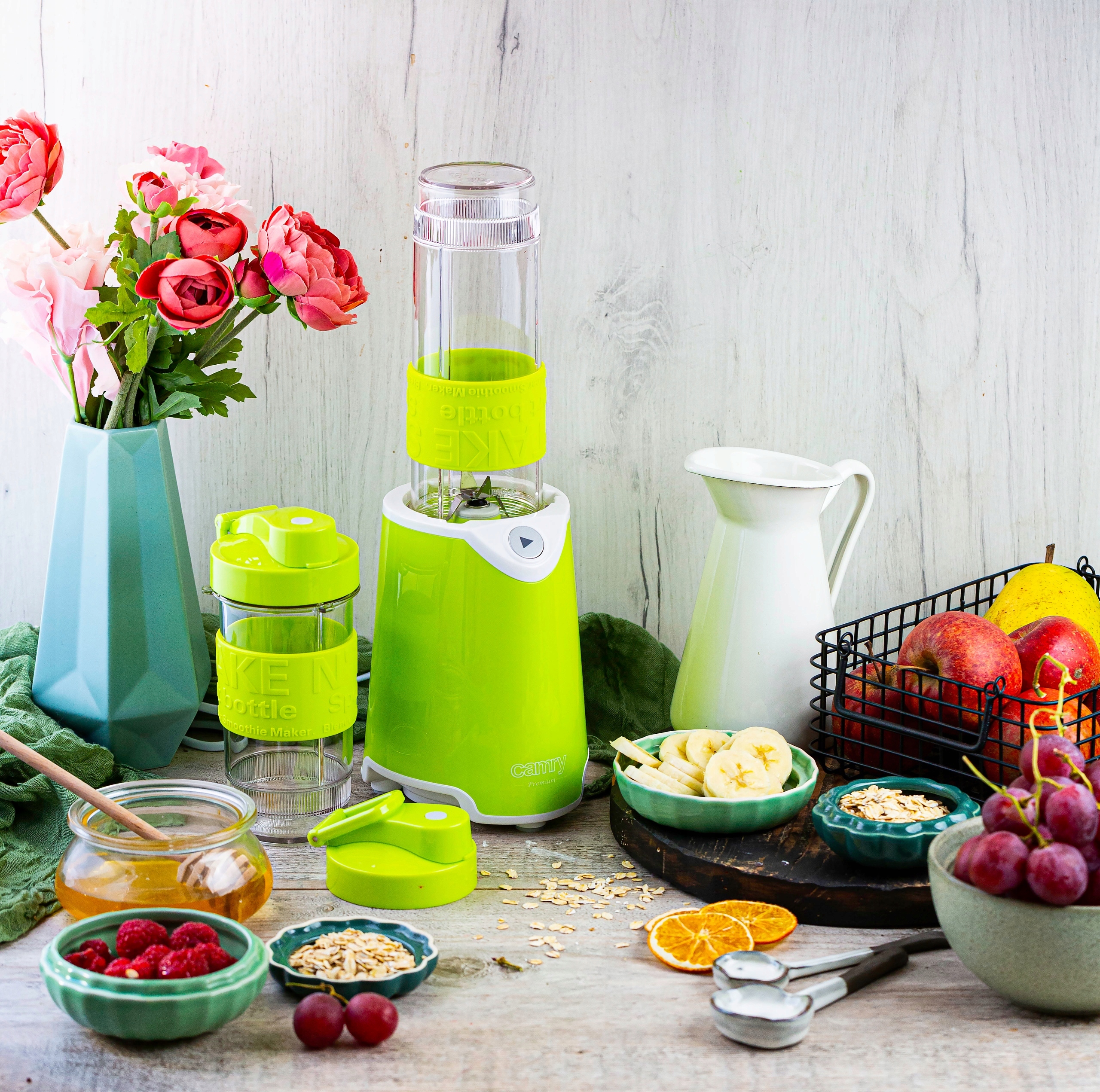 Blender personalny CR 4069 zielony 500W 2 bidony Tritan