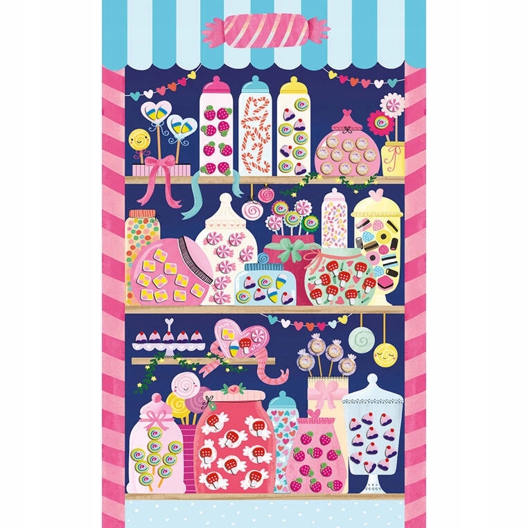Zestaw kreatywny Mozaika Urocze naklejki Słodkości dla dzieci 7 lat+, Janod Bohater / Bajka brak