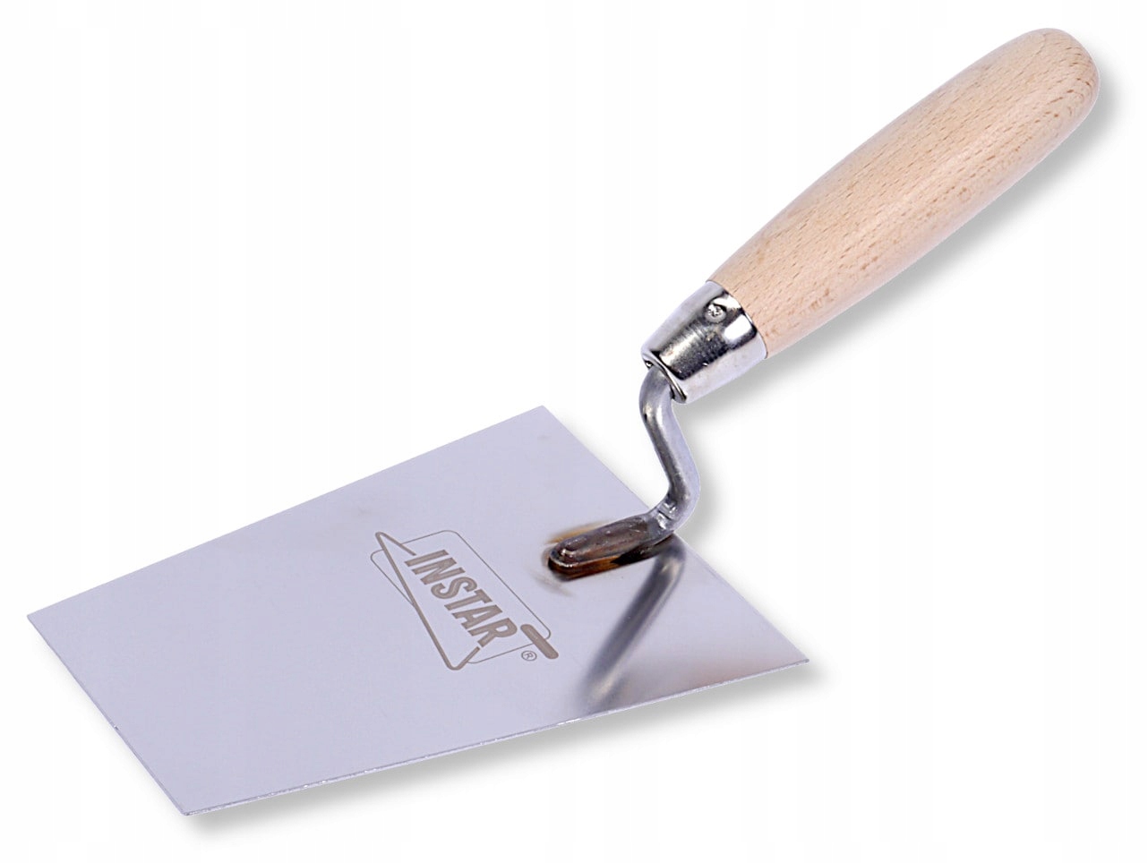 Kielnia trapezowa nierdzewna 140 mm uchwyt drewniany Instar 0201 EAN (GTIN) 5906295862673