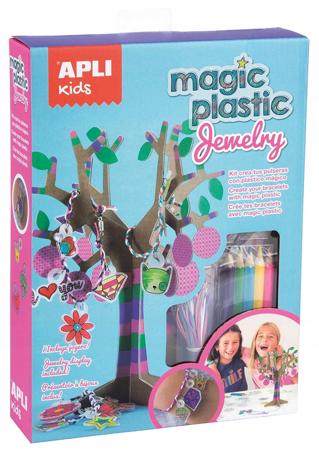 

Zestaw z magicznym plastikiem Apli Kids Biżuteri
