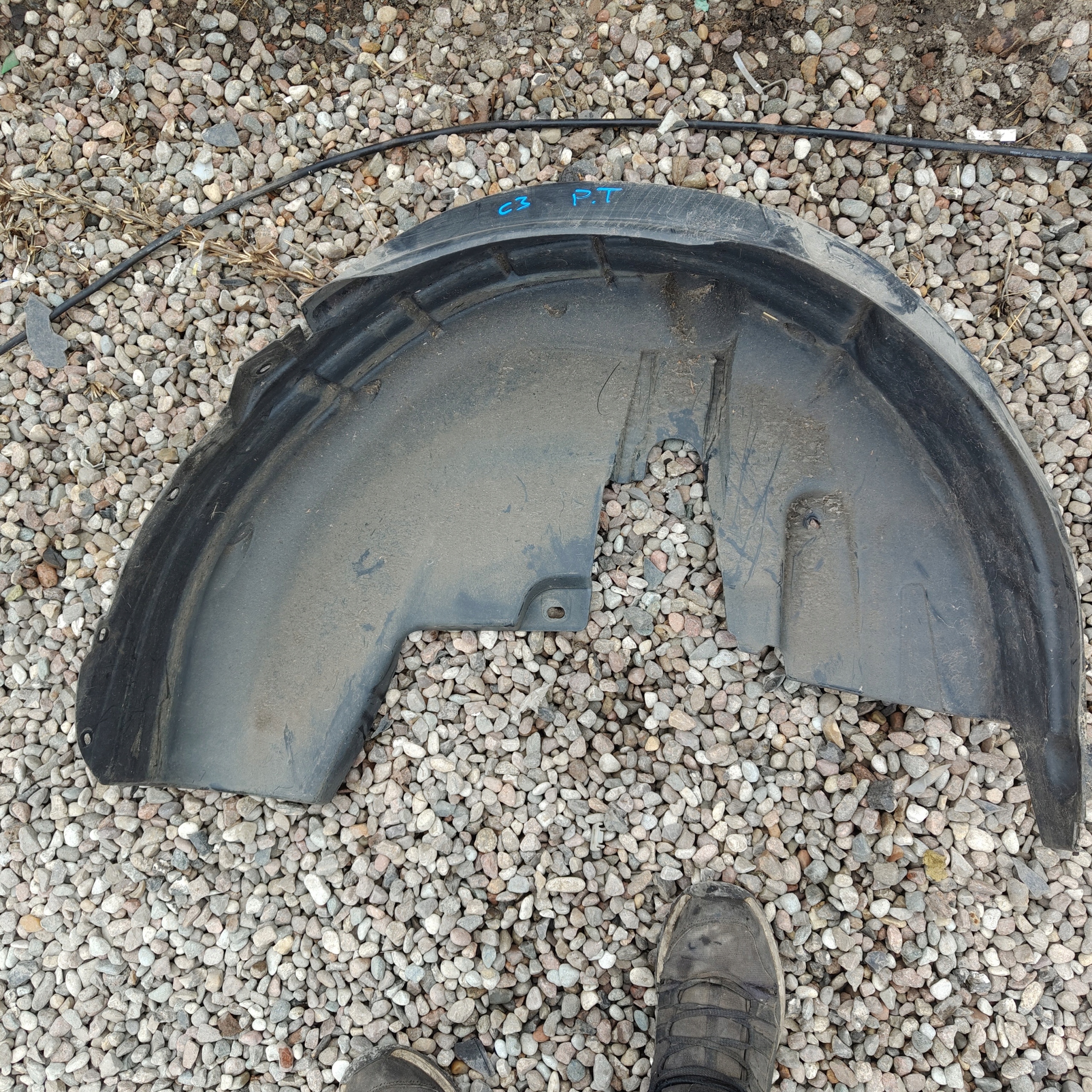 mudguard rear. rear part right CITROEN C3 III