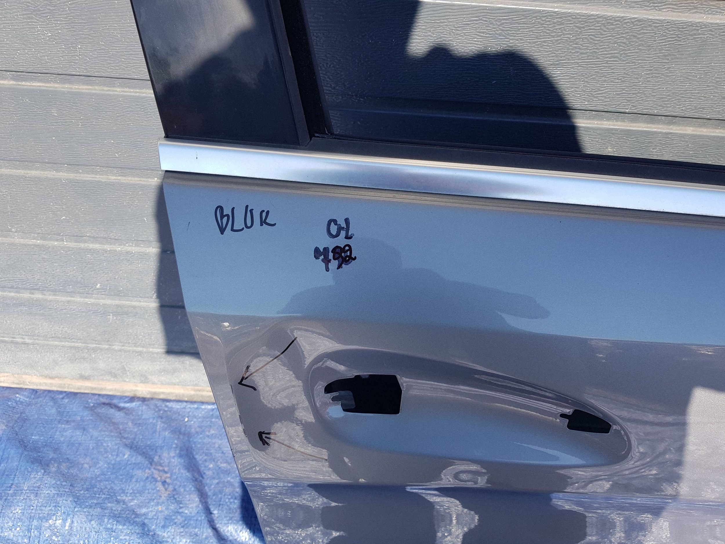 door front front right Mercedes GL X166 792 c792 damaged