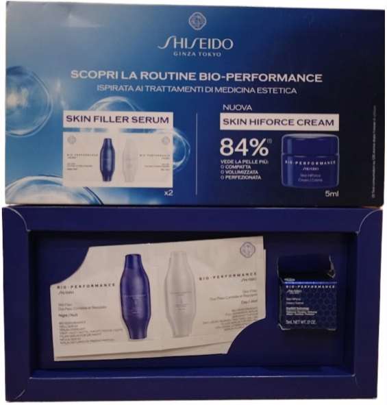 Shiseido Bio- Performance Skin sada 4 vzorků s miniaturní sadou