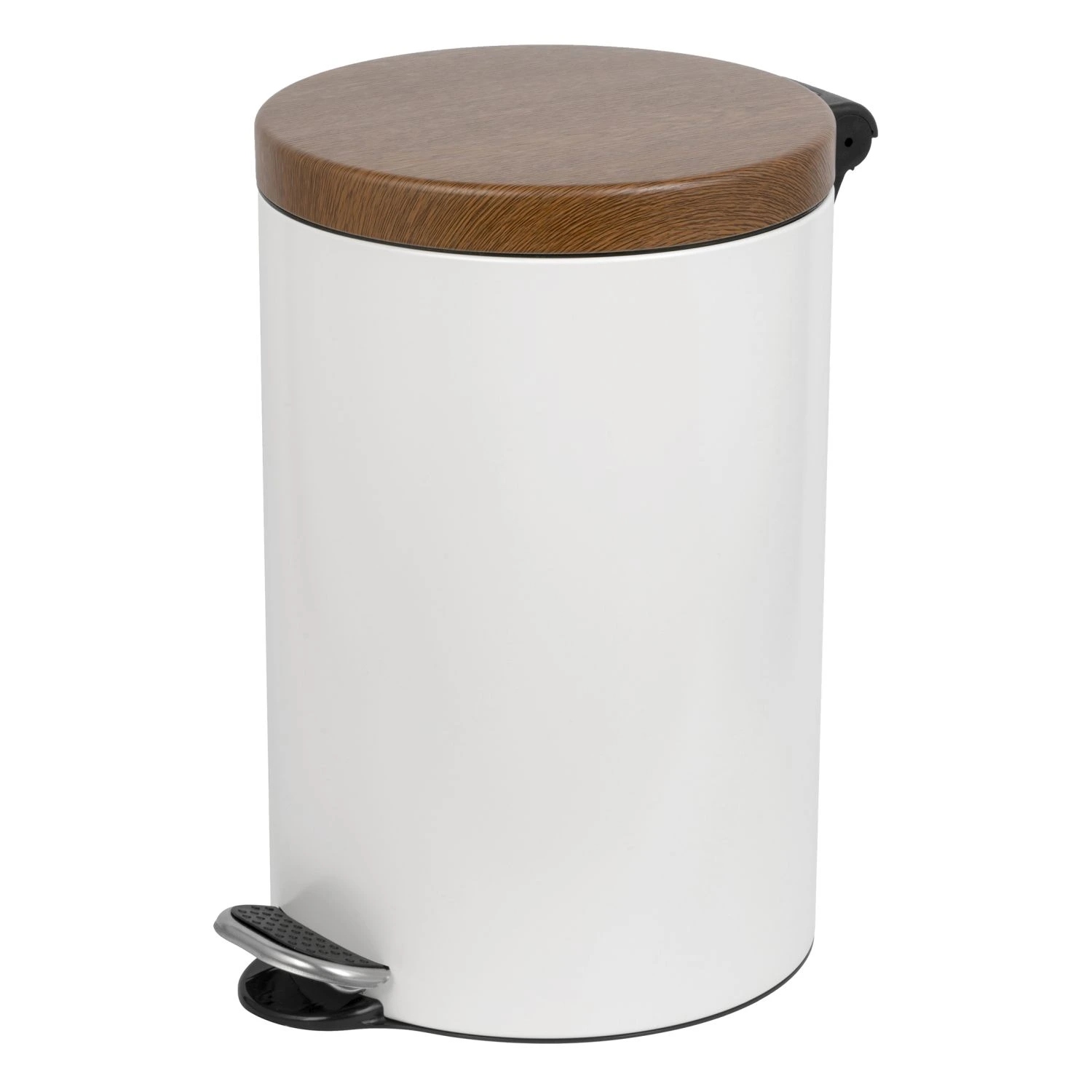 Levně Pedálový odpadkový koš Sherwood Freedom Fresh 20 l, lakovaná ocel, bílá