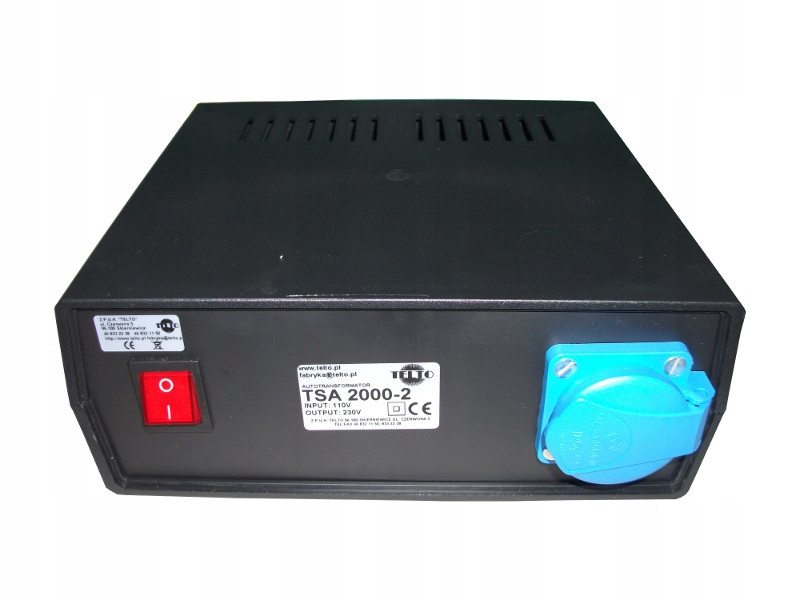 TRANSFORMATOR 2000W 110/230V TSA 2000-2 USA/POLSKA