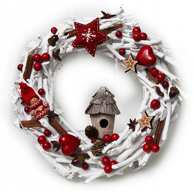 WIANEK Z DOMKIEM BIAŁO CZERWONY BN