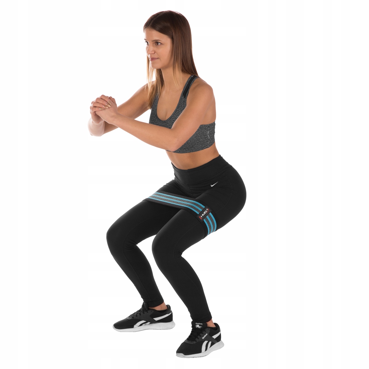 ZESTAW TAŚM GUMY DO ĆWICZEŃ 2w1 HB12 SET HMS Długość 86 cm