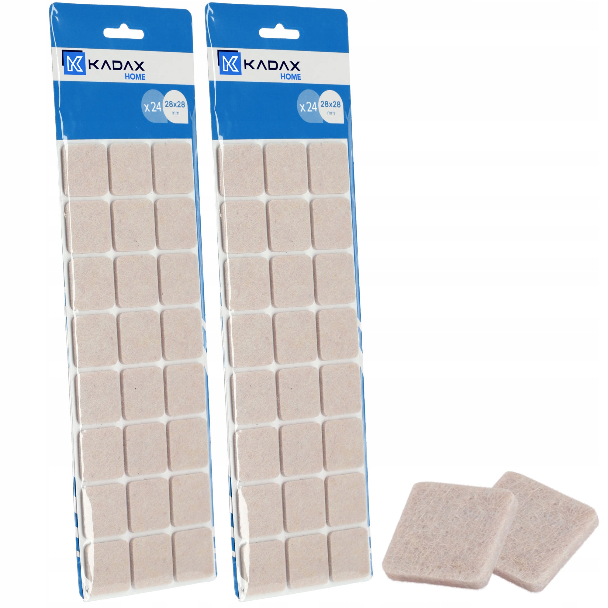 48x PODKŁADKI FILCOWE POD MEBLE KRZESŁA SAMOPRZYLEPNE ZESTAW GRUBE