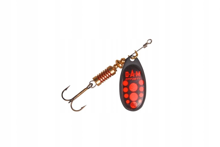 Dam Standard Spinner nr 3 6G Sinking Black Red