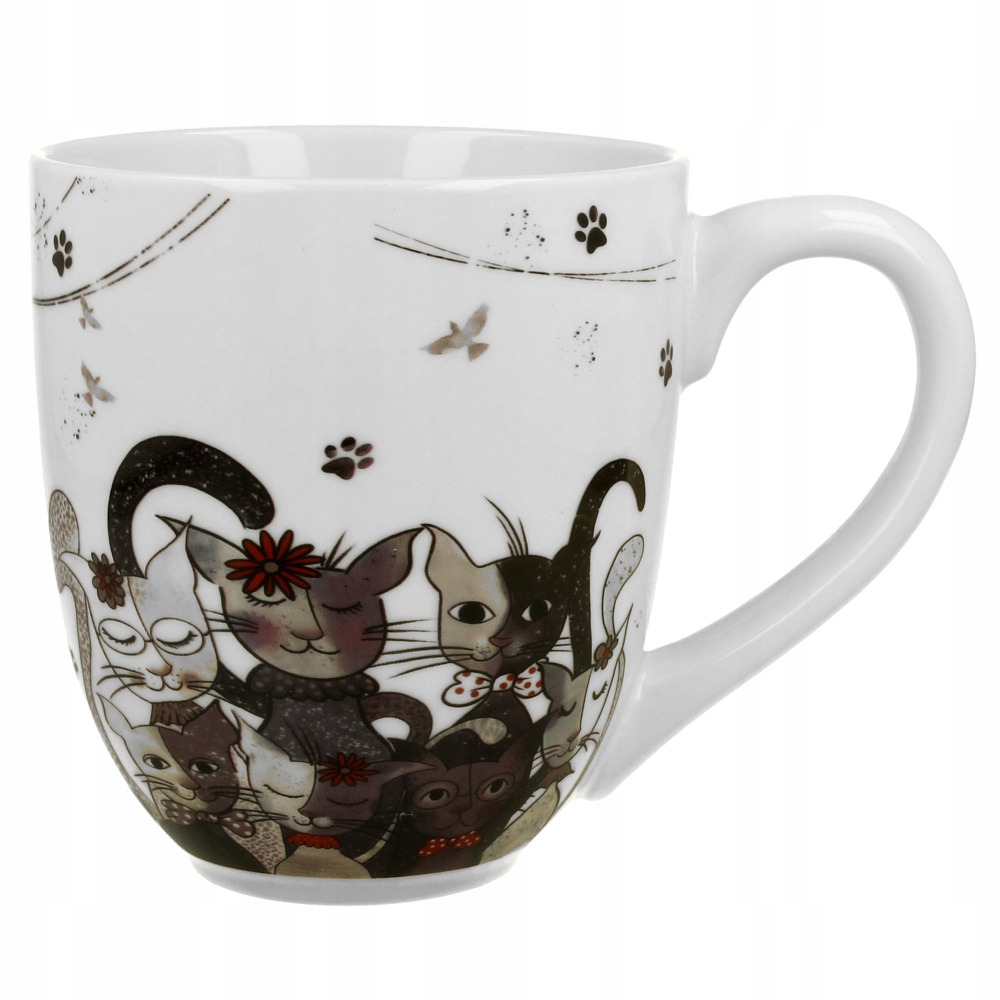 

Kubek porcelanowy Duo Animals Cats Family 1000 ml