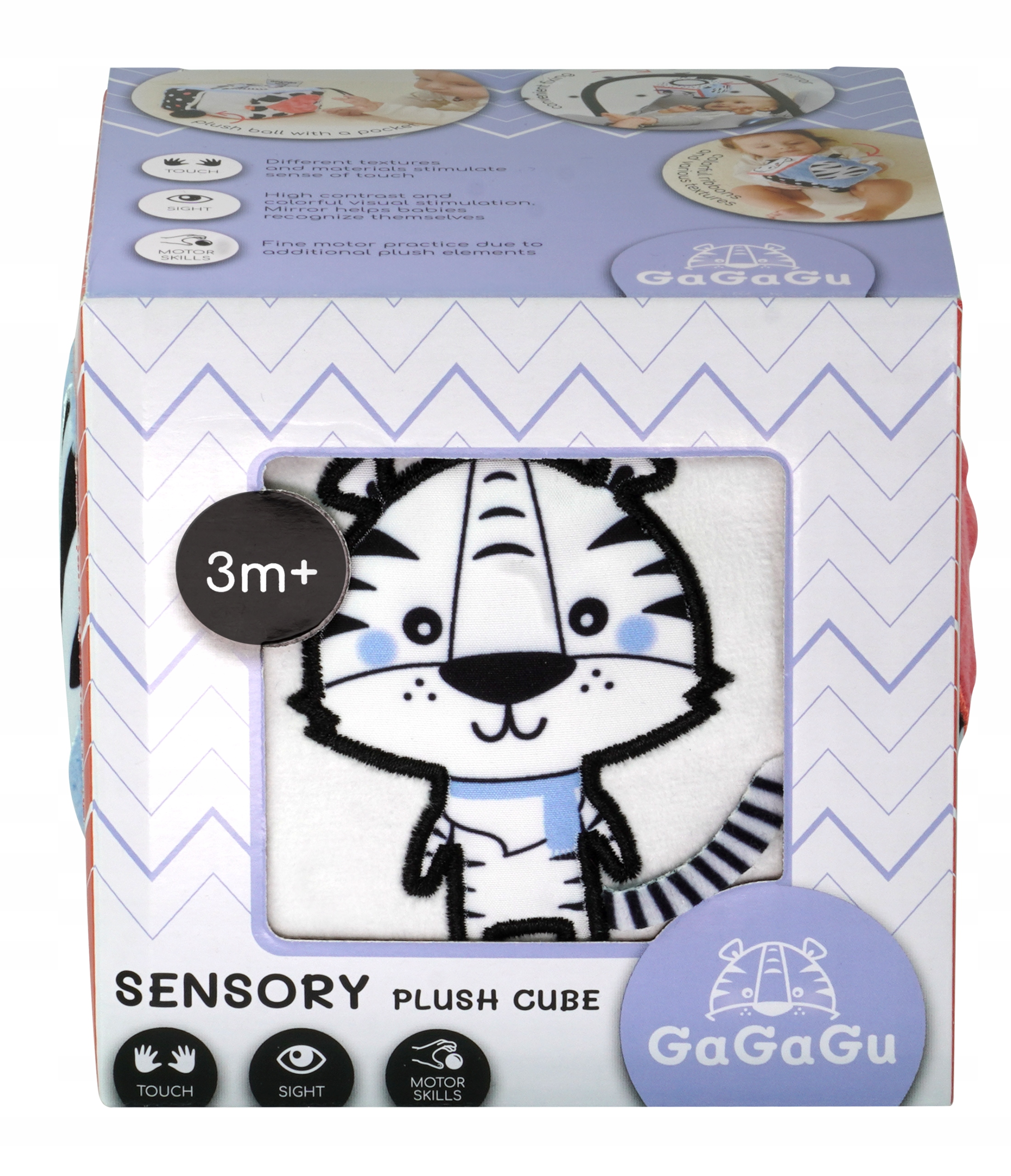 

Gagagu Pluszowa Kostka Sensoryczna 10cm 9789