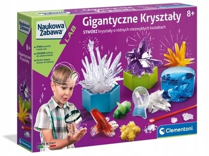 

Zestaw Gigantyczne Kryształy Clementoni Nauka