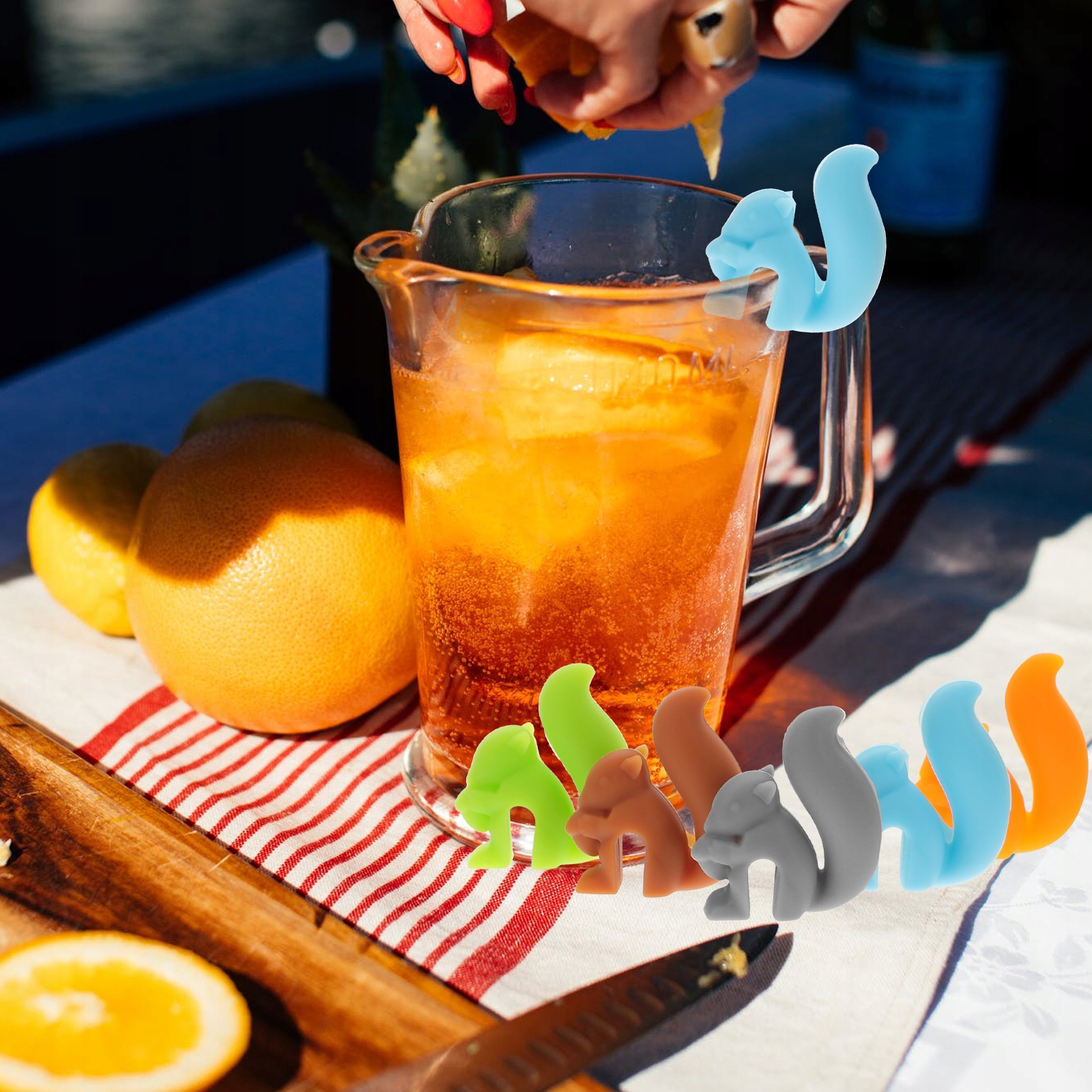 AKCESORIA DO FILIŻAN KIELISZKI WIEWIÓRKA TORBA NA HERBATĘ Marka bez marki