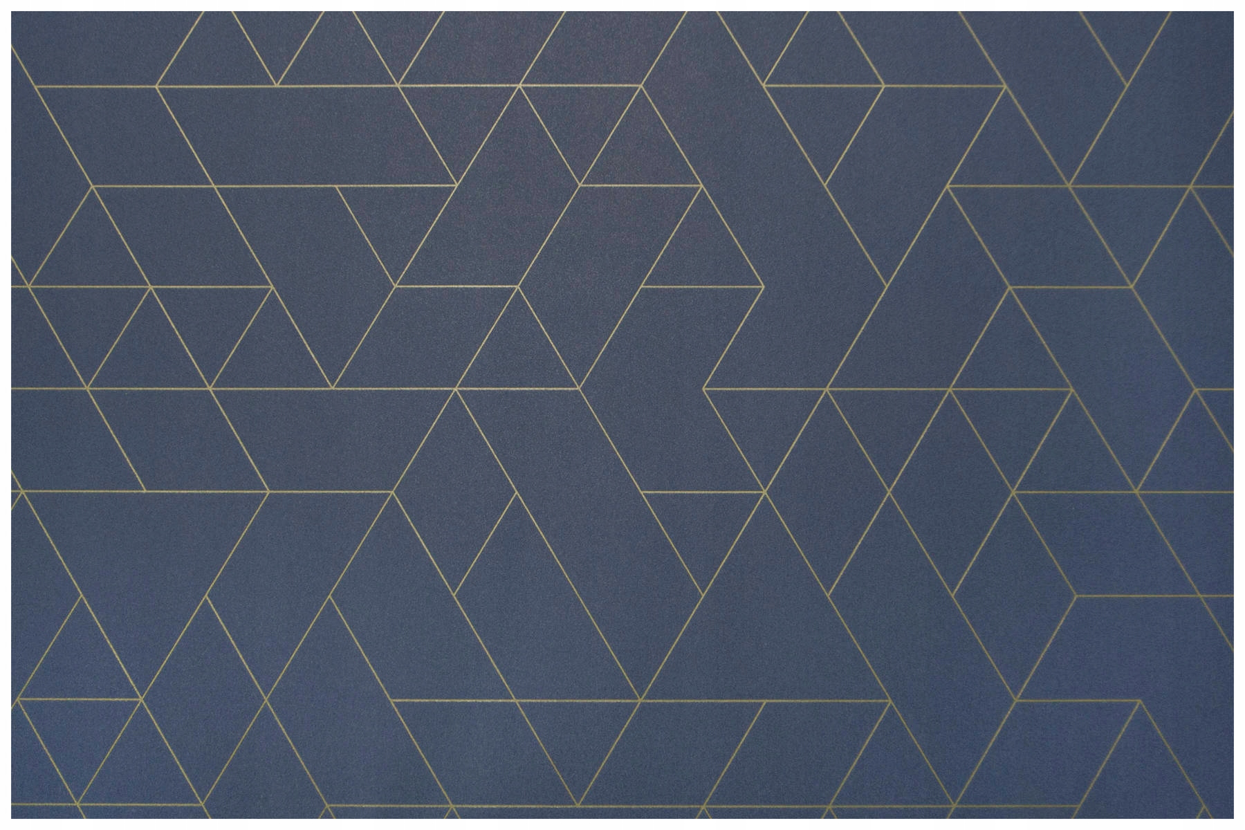 

szer 2 m Wykładzina Pcv Granat Złoto W Trójkąty