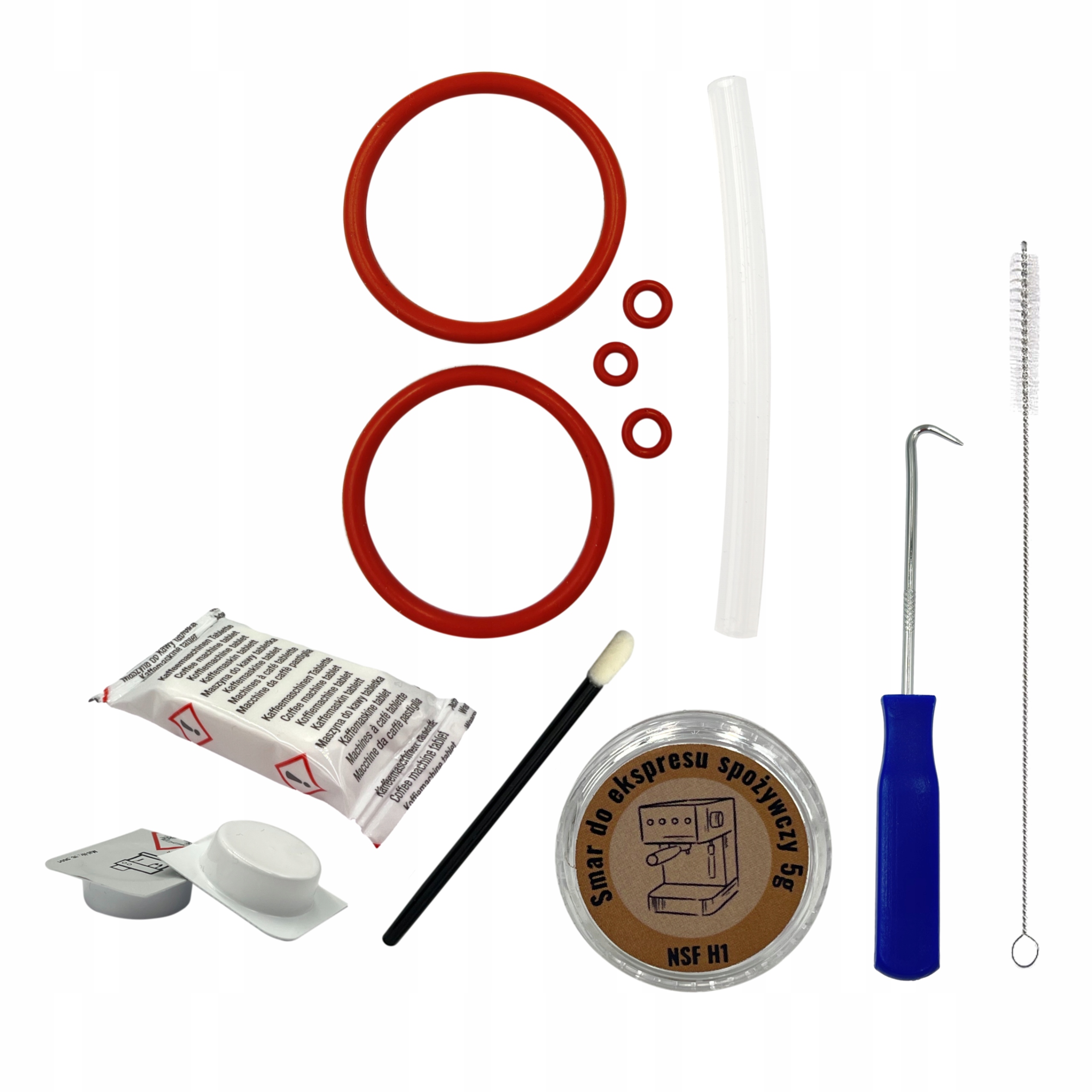 Zestaw naprawczy ekspresów do kawy Zelmer/Hendi/Kalerm/Kaffit + tabletki