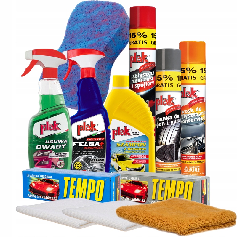 Plak Sada Autokosmetiky Pro Venkovní Použití