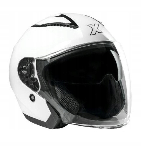Roxar Orlando Evo Z-Line gloss white biela otvorená prilba s blendou XL