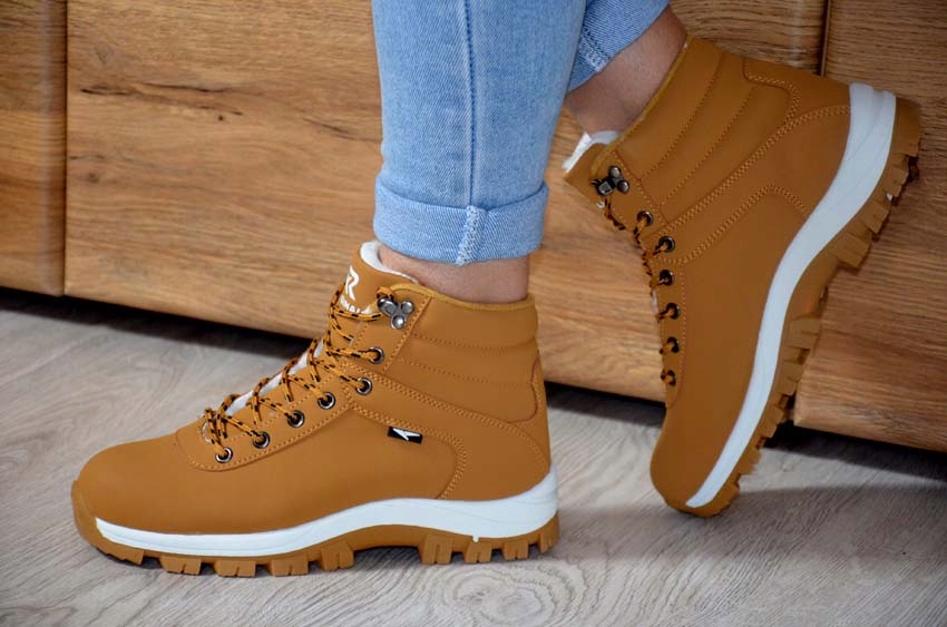 BUTY ZIMOWE OCIELANE TREKINGOWE SPORTOWE GÓRSKIE Materiał podeszwy TPR