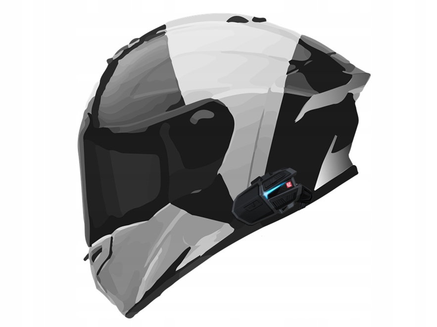 Interkom motocyklowy UCLEAR Motion 4 Lite pojedynczy, zasięg do 800m Producent inny