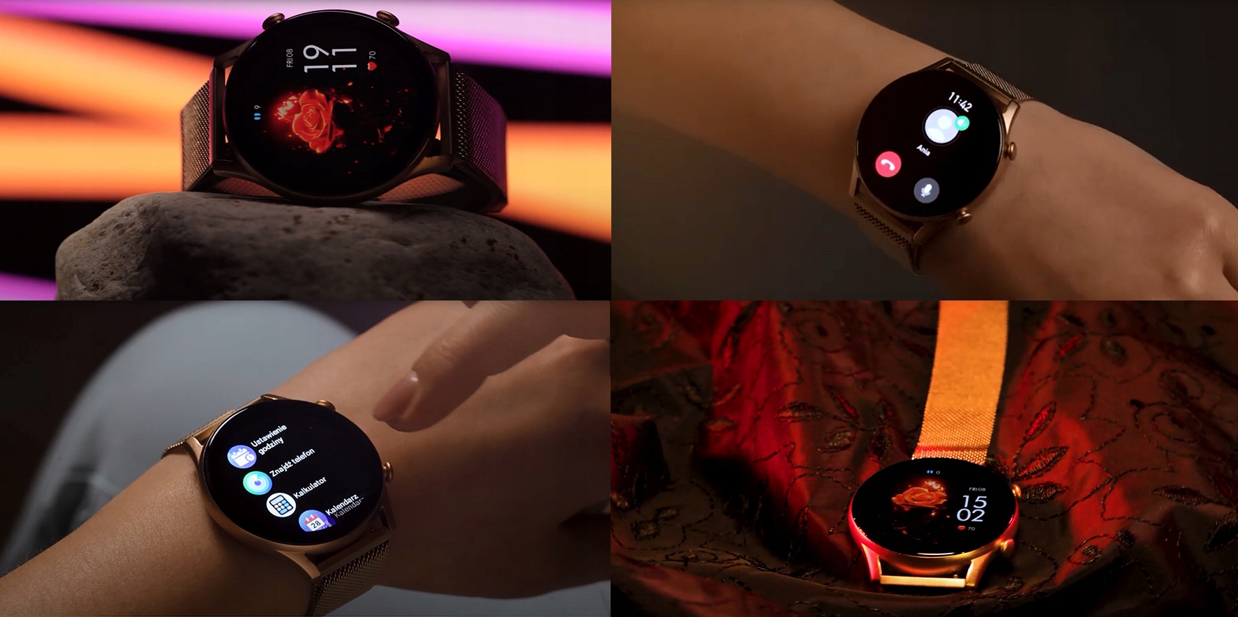 その他 Smart Watch SMARTWATCH ZEGAREK DAMSKI POLSKIE MENU ROZMOWY SPORT SMART