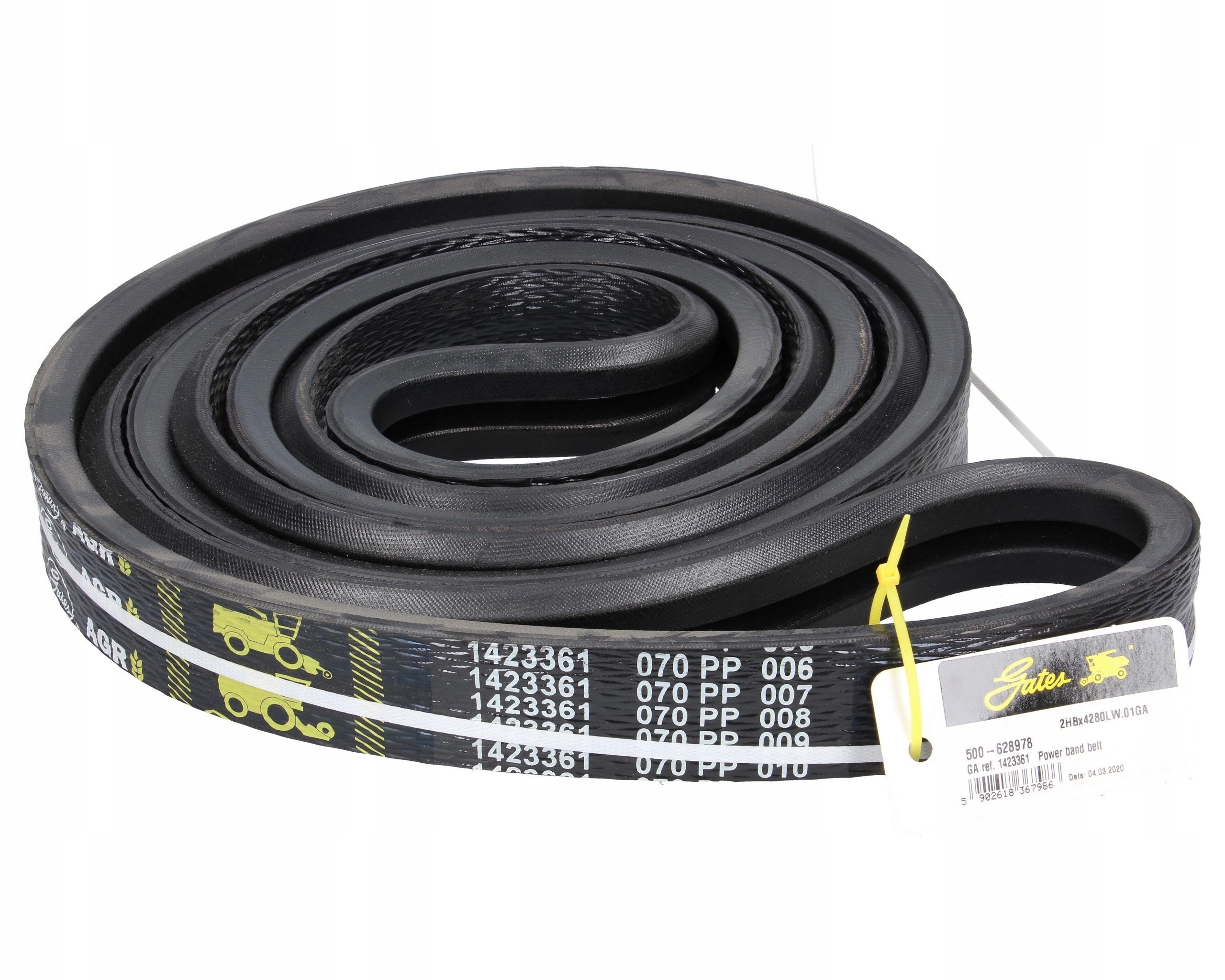 Klínový řemen 2HBx4280 Claas 628978 Gates Agri