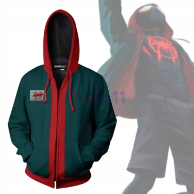 Mikina Spider Man Miles Morales Mikina na zips