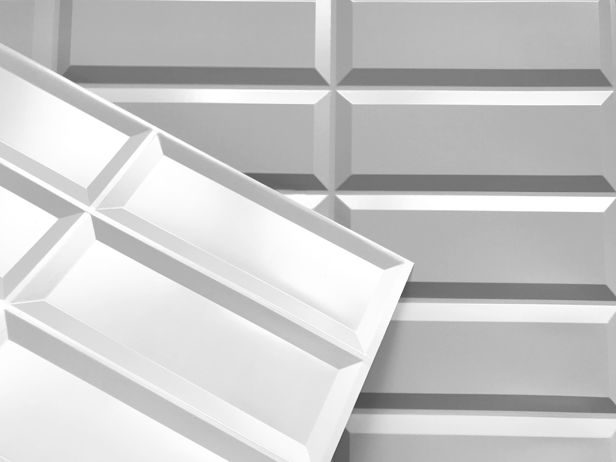 OKŁADZINA ścienna JAK PŁYTKI BIAŁE PCV DW07 10szt Kod producenta brak