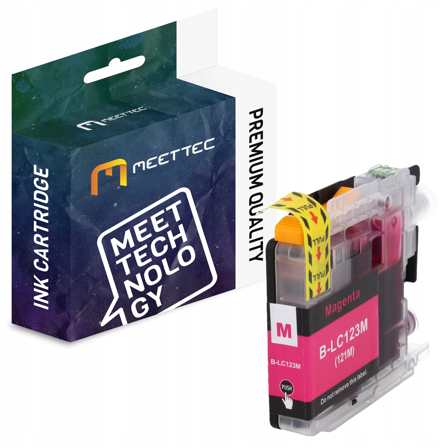 

Zamiennik tuszu do Brother LC121/123 M