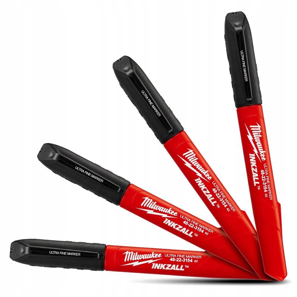 

Marker Czarny 4 szt Milwaukee Inkzall Ultra Fine