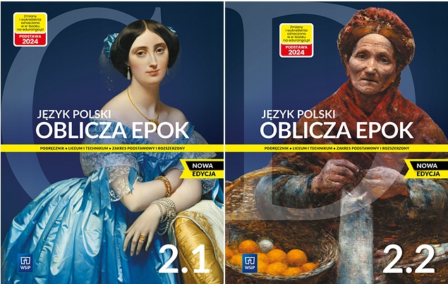 2w1 OBLICZA EPOK 2.1 + 2.2 PODRĘCZNIK ZPiR WSIP 2024