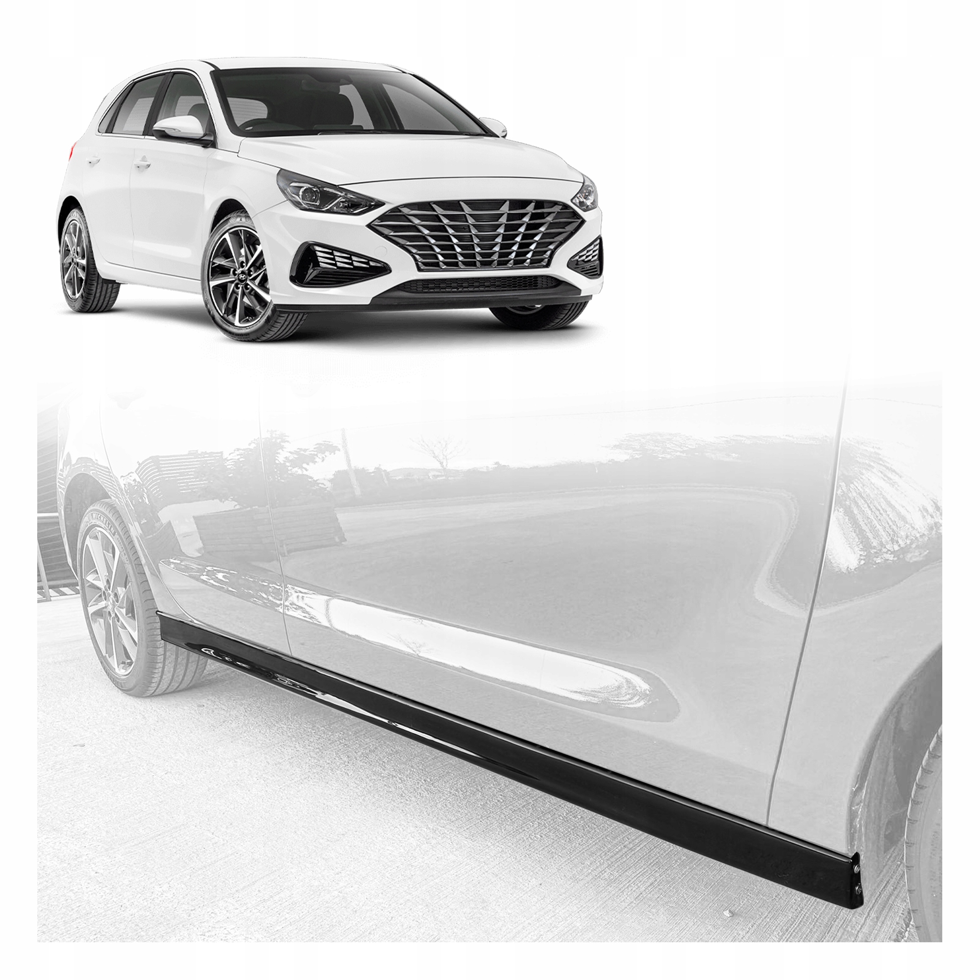 Kryty prahů pro Hyundai I30 III 2016- Hatchback