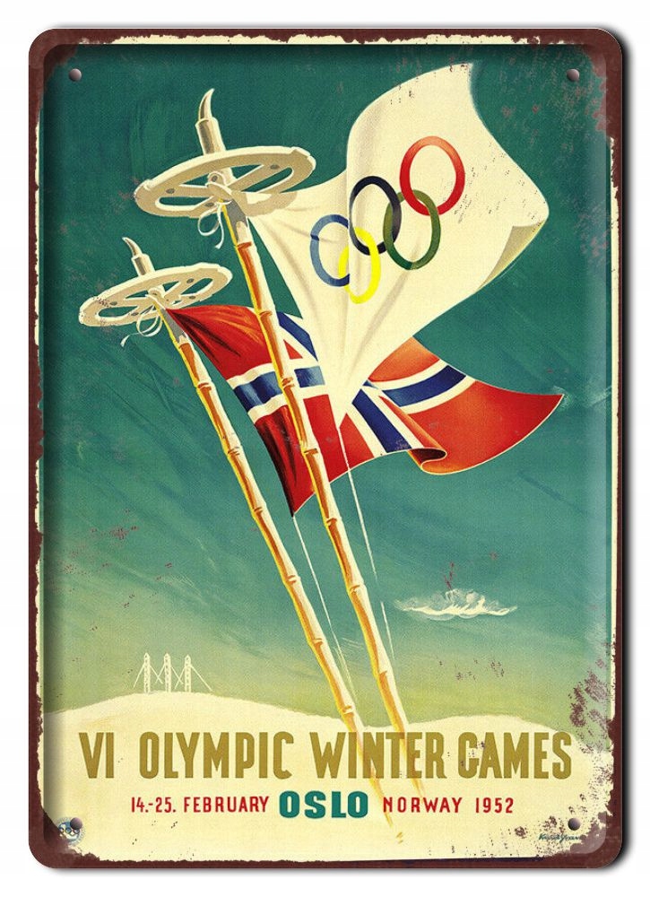 Olimpiada Mundial Plakat Metalowy #16506