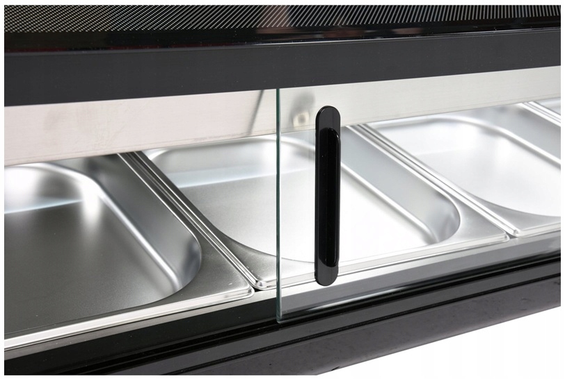 Witryna nadstawka chłodnicza 5x GN 1/2 180 cm do sushi pizzy Yato YG-05005