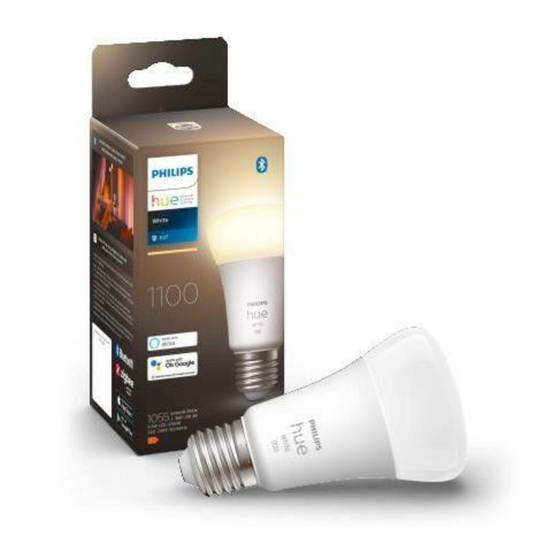 Philips Hue Bluetooth Led White E27 9,5W 1055lm 2700K stmívatelná A60