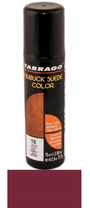 Renowator do zamszu i nubuku-TARRAGO Nubuck & Suede Color 75ml KOL BORDO 11